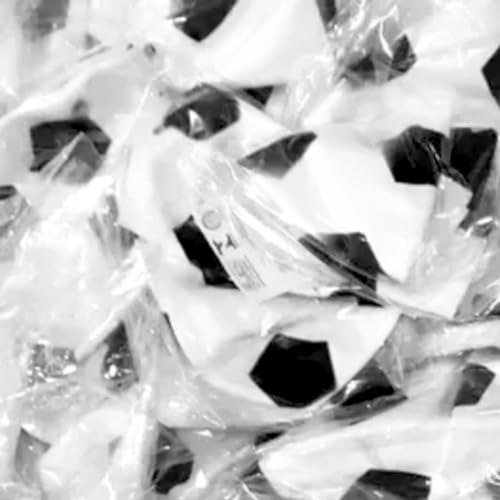 Kit 02x Bola De Vinil Pingo Dente De Leite Futebol (Azul)