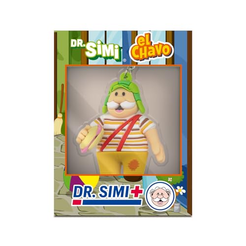 Dr. Simi El Chavo del Ocho Keychain Official Limited Edition Mexican Pop Culture Collectible | Soft-Touch Durable Design with Metal Ring | Fun Nostalgic Gift for Fans Travelers & Collectors