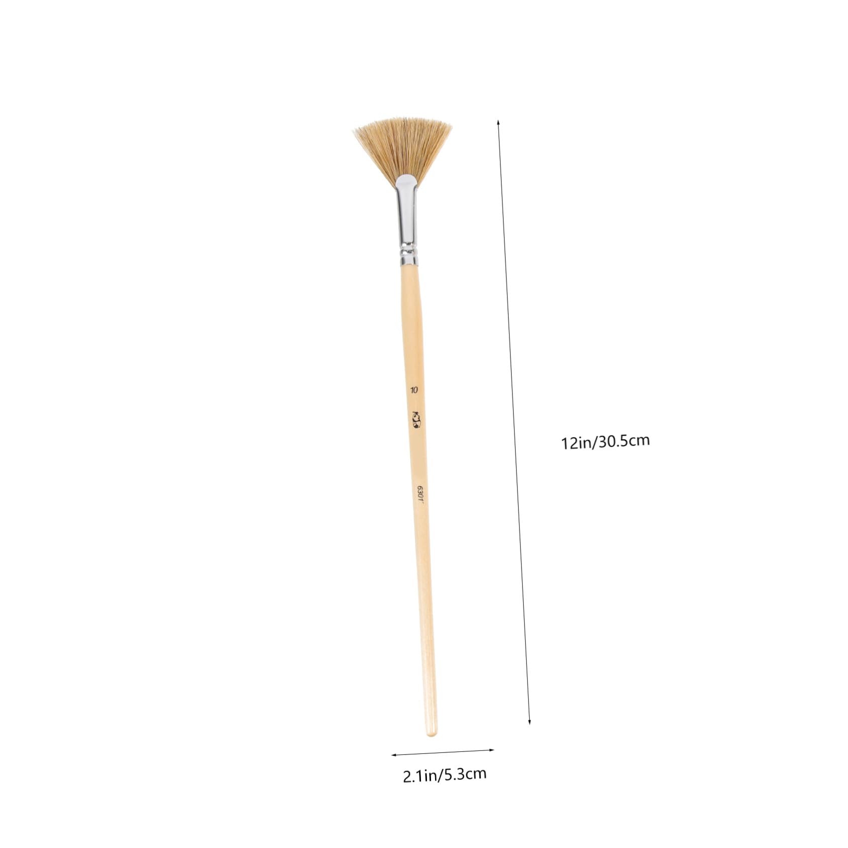 STOBOK Lot De 4 Pinceaux Aquarelle Ergonomiques en Éventail Portables Et Résistants À Lusure pour Une Utilisation Quotidienne (6 Pièces X 4)
