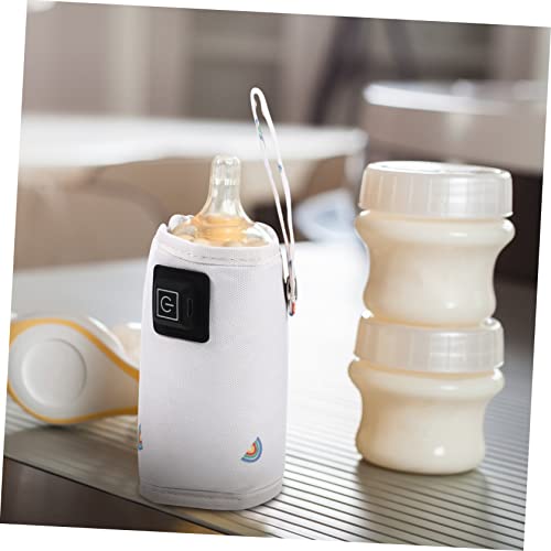 Healeved 5 Conjuntos De Tampa De Mamadeira De Bebê Isolado Aquecedor USB De Garrafa De Água Aquecedo