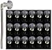 FCS Ear Tips Silicone Earplug Domes for BTE and Pocket Hearing Instruments Ear Tip Replacement with Tube and Elbow Connectors (18 Pc. Large- 14mm)