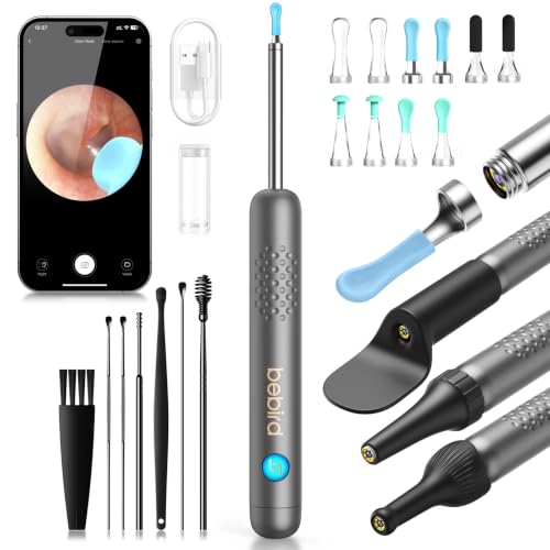 Image of BEBIRD R1 Ear Wax Removal Tool:Ear Cleaner with HD Ear Camera FSA, Dark Grey