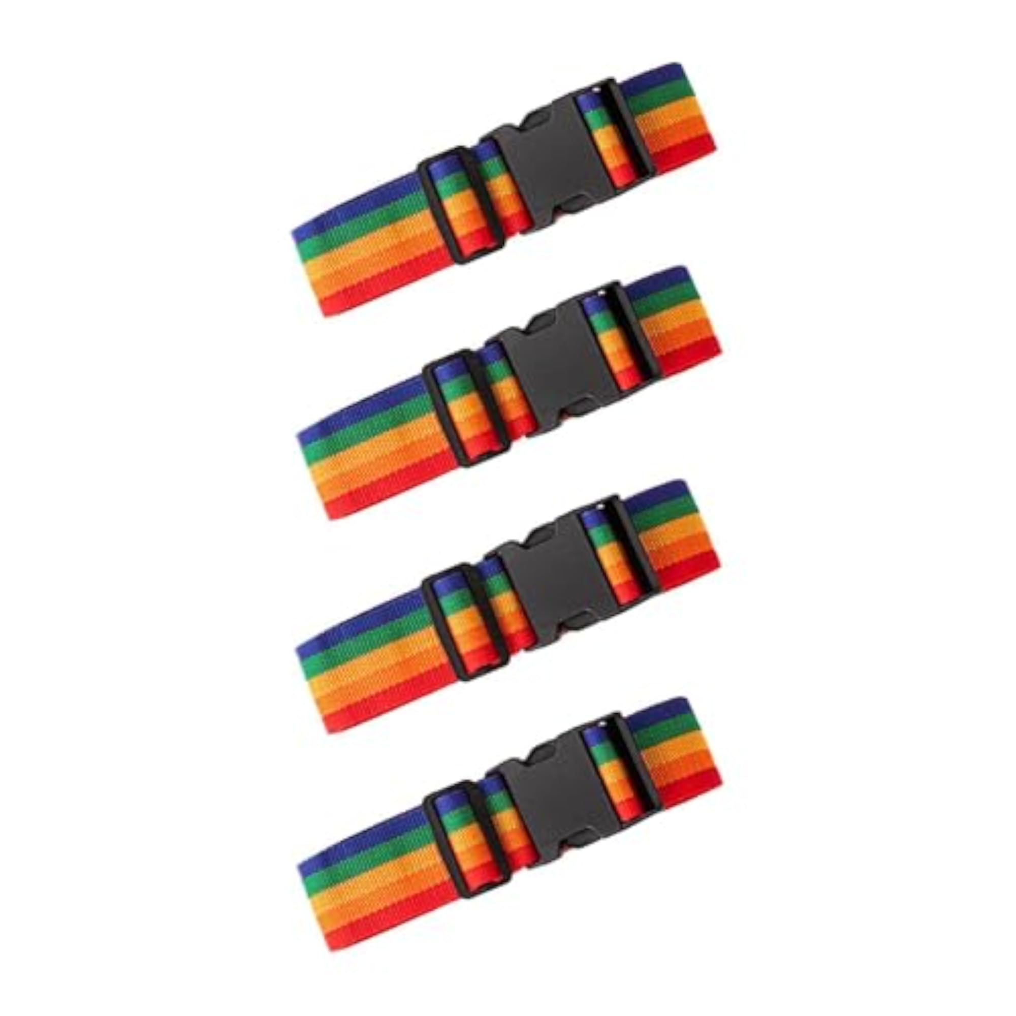 4Pcs Adjustable Luggage Straps for Suitcases