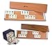 Produktbild BEKAN Original Holz Wooden Rummy Set Okey Takimi mit Melamin Steine AHSAP