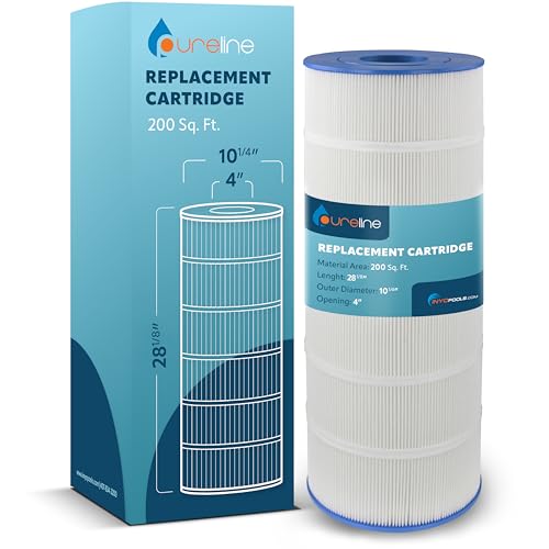 Pureline Pool Replacement Cartridge Filter 200 Sq Ft PL0167 Compatible with Hayward Swimclear C200S CX200XRE Unicel C-9442