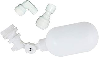 Malida Water Filter Float Ball Valve,or Fish Aquarium Uses 1/4 Inch Supply Tube.