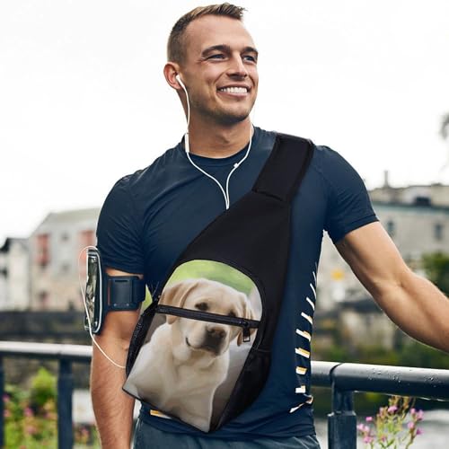 Bolso bandolera para senderismo estilo Labrador miniatura 3