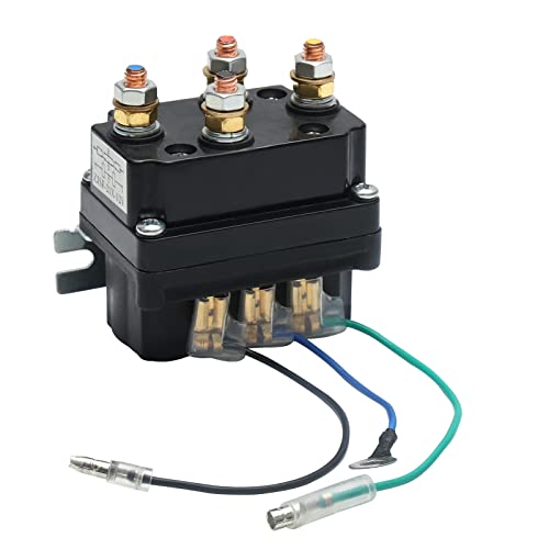 MaySpare 250A 12V Winch Solenoid Relay contactor for AUT UTV 3000-5000lbs winche