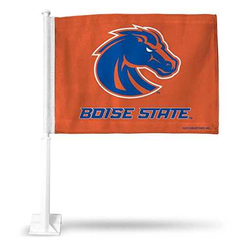 Rico Industries Boise State Broncos Orange Double Sided Double Sided Car Flag - 16
