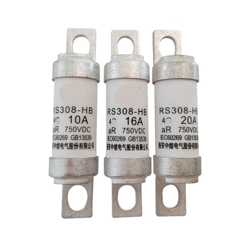 Lote de fusibles RS308-HB4G 20A para instalaciones solares