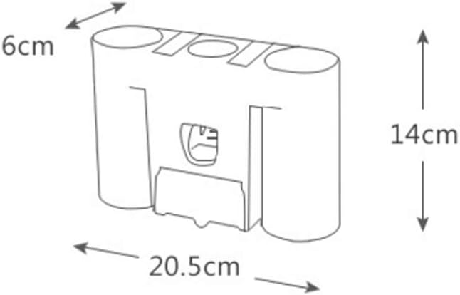 Wall-Mounted Toothbrush Cup Holder, No Need to Punch, Toothbrush Storage Rack, Automatic Induction of Double-Position Toothpaste(E)