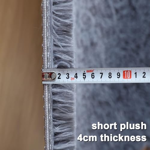 Tapis ovale d'une douceur exceptionnelle beige tie-dye - 4