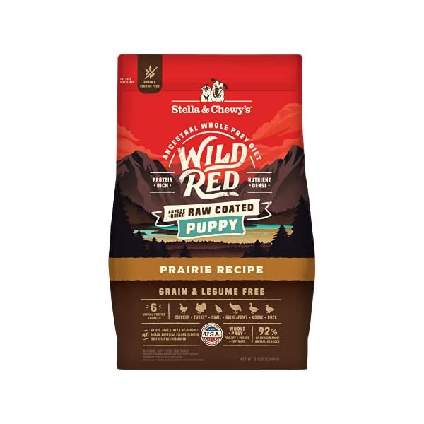 Stella & Chewy's Wild Red Dry Dog Food Raw Coated High Protein Gourmetian
