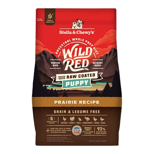 Stella & Chewy's Wild Red Dry Dog Food Raw Coated High Protein Gourmetian