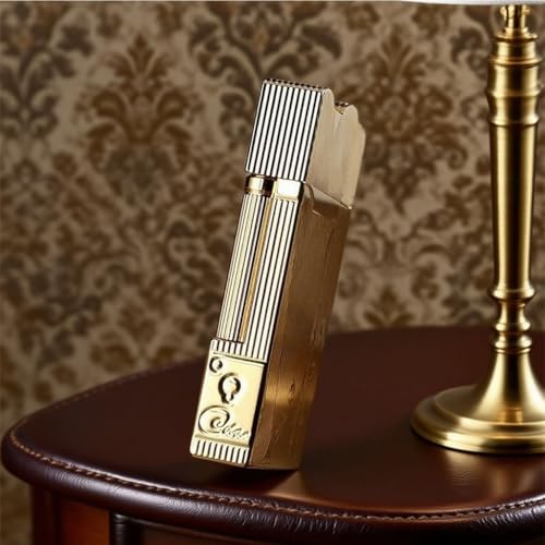 Encendedor vintage Sanji cobre recargable con gas butano miniatura 3