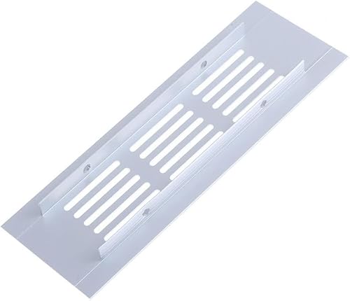 Ventilation Grille ， Aluminum Alloy Gases Adjustable Vent Grille Bathroom Kitchen Office Multiple Sizes(50x150mm)
