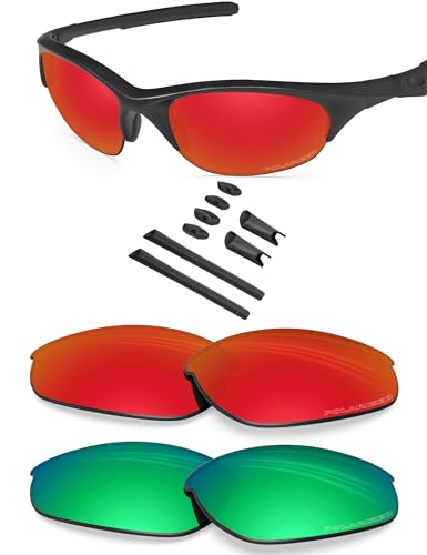 Image of BLAZERBUCK Polarized Replacement Lenses for Oakley Half Jacket - 2 Pairs