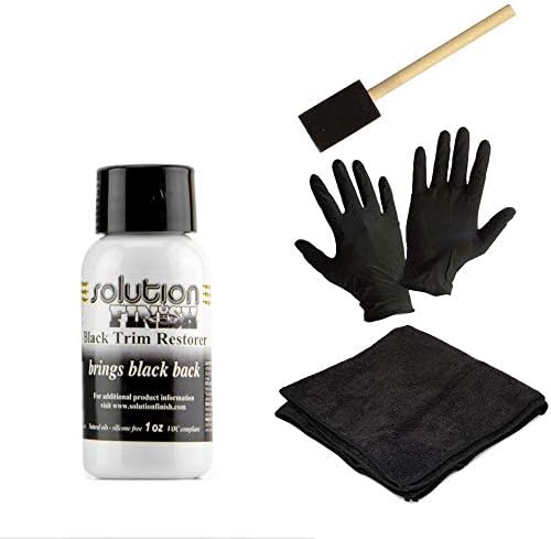 Gold Label Detailing Solution Finish with Install Kit | 2 Black Gloves | 1 Application Tool | 1 Black Microfiber Towel (1oz)