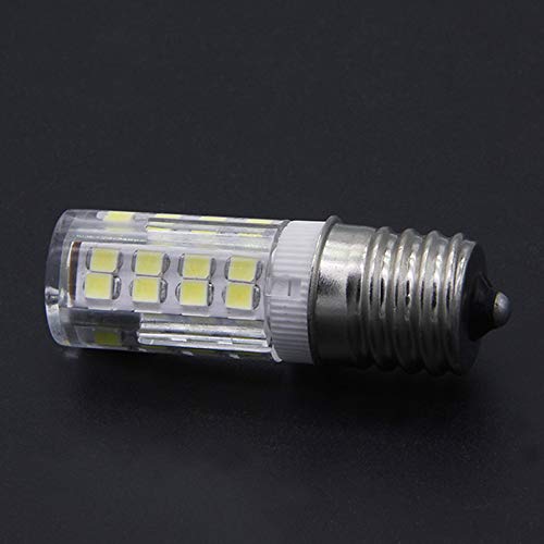 Hbgd E17 Led T7 T8 Medium Base Led Appliance Bulb, Dimmable, 4W (Equivalent To 40W Halogen Bulb), Daylight White 6000K 110V-130V, Ceramic E17 Led Bulb For Microwave And Oven Appliances (Pack Of 2) #TOP4
