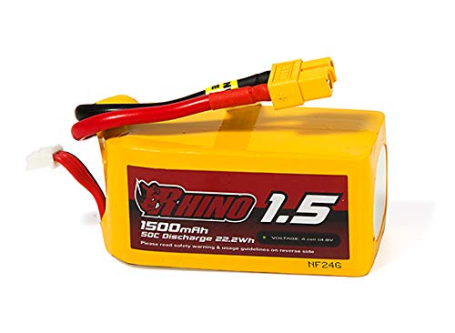 HobbyKing Rhino 1500mAh 4S 50C Lipo Pack w/XT60