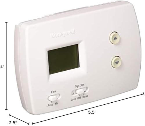Miniatura 4 de Termostato digital Honeywell no programable, Blanco, TH3110D1008, 24 volts