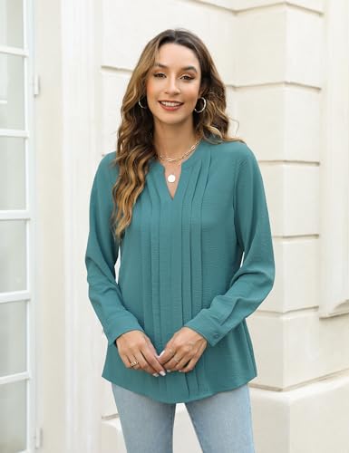Image of Blooming Jelly Women's Long Sleeve Blouses Dressy Casual Business Work Tops