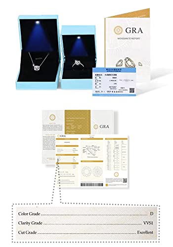 Moissanite S925 Solitaire Men's Engagement Ring, 3Ct D Color Vvs Clarity Round Brilliant Cut Lab Created Diamond Classic 4 Prong 925 Sterling Silver 18K Platinum Plated Promise Wedding Anniversary Band Size Adjustable With Certificate And Gift Box (D-R10283 (3 Carat)) #TOP5