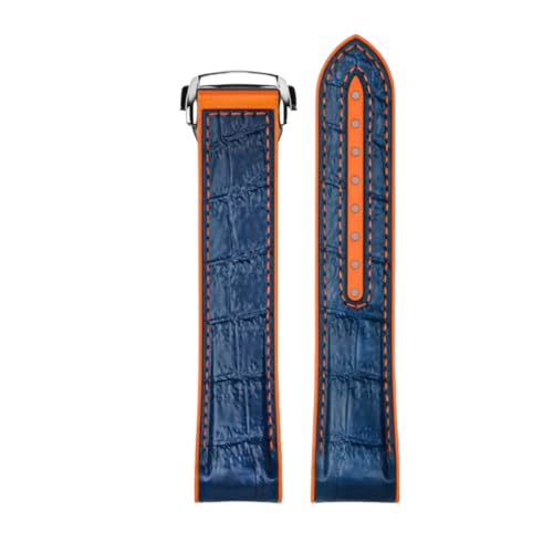 Bracelet Cuir et Silicone pour Omega Seamaster Incurvé Confort Luxe