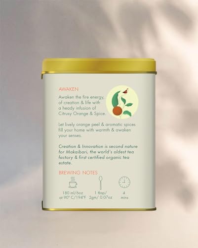 Image of Makaibari Festive Pack Trio Assortment: Awaken + Evoke + Revere|New Years Gift Box|Christmas Gift Hamper|Usda Certified Darjeeling Tea|Anti-Oxidants,Immunity Booster|Tin Caddy|100 Gram X 3,Green Tea