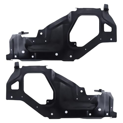 Black Bumper Front Brackets Set Assembly Compatible with 2019-2022 GMC Sierra 1500 Driver&Passenger Side Support Bracket Replacement 84539974 GM1066211