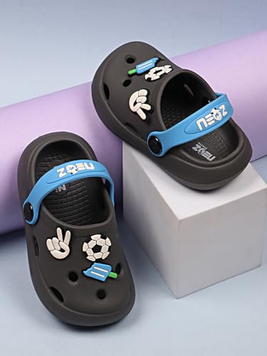 Image of URJO Unisex-Child Toyz Kid's Clogs /Sandals with Adjustable Strap Levirex Comfort Waterproof 40% Less Pressure By Neoz Clog
