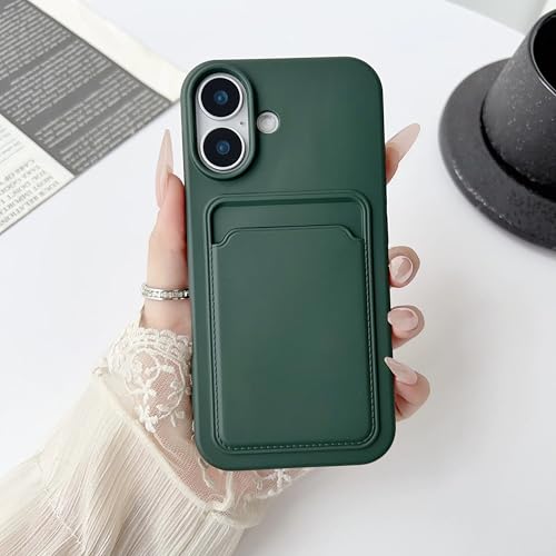 Protection antichoc iPhone 12 étui silicone anti-rayure vert foncé