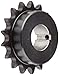 Browning H5017X 1 1/4 Finished Bore Roller Chain Sprocket, Single Strand, Steel, Hardened Teeth, 17 Teeth