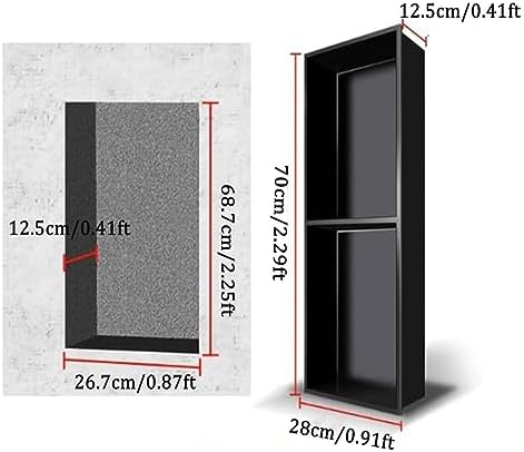 ステンレススチール製シャワーニッチ ステンレススチール製シャワーニッチ、防水バスルーム壁挿入棚、シャンプートイレタリー化粧品用埋め込