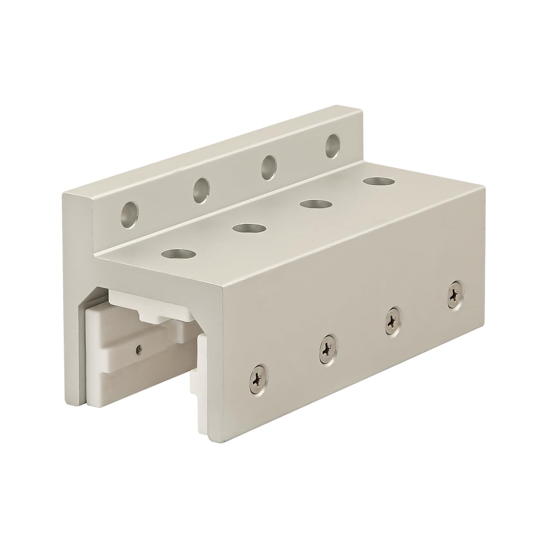 6816, 15 Series, 3 Slot Mount Single Flange Long Standard Linear Bearing