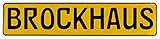 Höhe: 11 cm Vintage Parts 606767 Straßenschild aus gelbem geprägtem Aluminium, Mancaven-Wandkunst (Brockhaus)