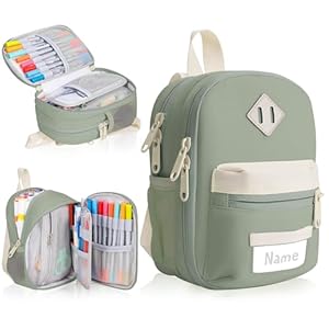 dabria Federmäppchen für Mädchen & Jungen, Mini-Rucksack zur Aufbewahrung von Schreibwaren, Organizer-Tasche für Schüler:innen & Universitätsbedarf