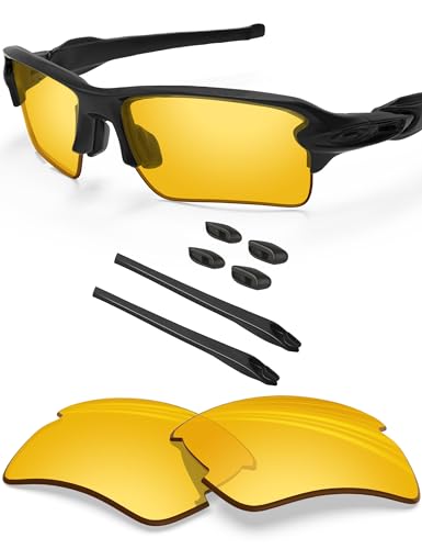 Image of BLAZERBUCK Anti Salt Replacement Lenses & Sock Kit for Oakley Flak 2.0 XL OO9188 Sunglasses