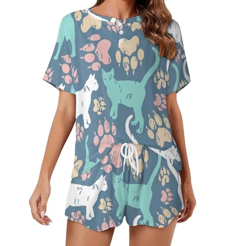 Pyjama femme chat blanc : la solution fraîcheur contre la chaleur