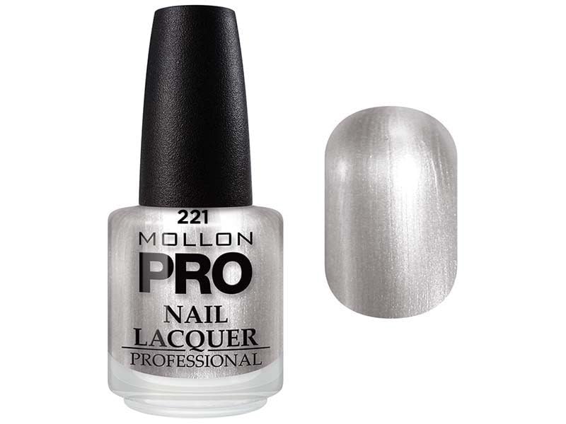 Classic Varnish 15 ml Mollon Pro Silver Shimmer - 221