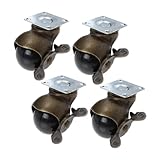 MOBUTOFU 4 Piezas Armarios Para Muebles Con Ruedas. Pequeñas Ruedas Giratorias Ruedas Para Muebles Rueda De La Silla Ruedas Para Carrito De Compras Ruedas Industriales Páginas