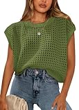 Tops for Women Trendy Spring Outfits 2026 St Patricks Day Shirt Cap Short Sleeve Sweater Winter Clothing Plus Size Summer Fashion Green M