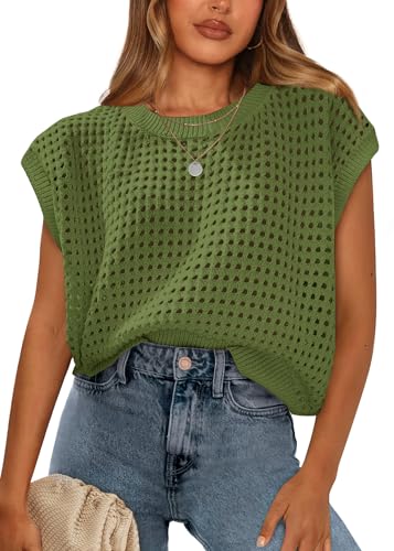 Tops for Women Trendy Spring Outfits 2026 St Patricks Day Shirt Cap Short Sleeve Sweater Winter Clothing Plus Size Summer Fashion Green M