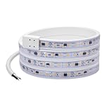 Maxxima 60 in. Hardwired LED Under Cabinet Strip Light, 2300 Lumens, 3000K Warm White, Kitchen and Living Room 120V White Cove Lighting, No Power Supply Needed