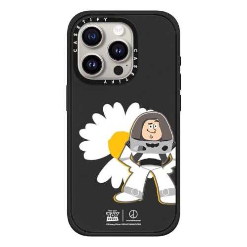 CASETiFY �C���p�N�g iPhone 15 Pro �P�[�X [TOY STORY | PEACEMINUSONE Co-lab/MagSafe�Ή�/���^ �y��/�ϏՌ�] - THE FIRST FAN Symbol Case - BUZZ LIGHT