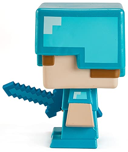 Mattel Minecraft 2021 Special Edition Figure – Large-Sized Steve In Diamond Armor For Minecraft Live Festival, Action Toy For Kids Ages 6 Years And Older #TOP3