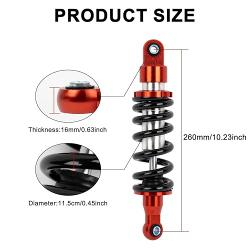 PSLER 260mm Rear Shock Absorber for Dirt Bikes