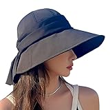 Elegant Bucket Hat for Women Fairy Bow Tie Sun Hat Women Beach Hat Fishing Hats for Travel Gardening