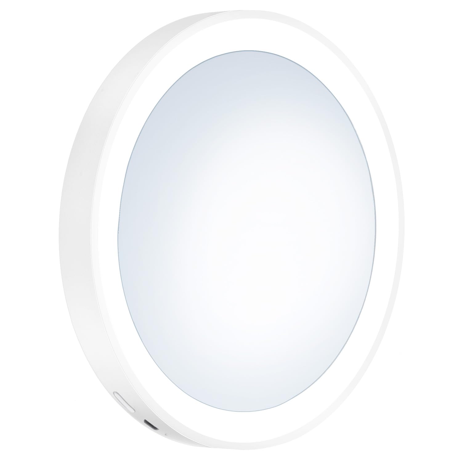 Smedbo Outline Lite Kosmetikspiegel Ø12 cm Weiß