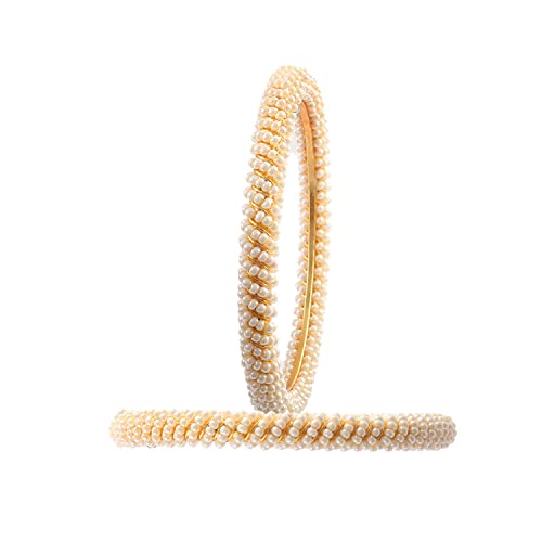 JewarHaat Bangles Fashion Indian Bollywood Pearl Rhinestone Flora...